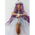 Hand Crafted Hanging Acorn Pendulum Goddess Doll